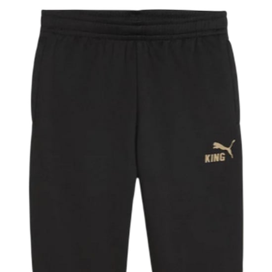 Puma - "King" Trainingshose für Kinder (Schwarz/Gold) - Image 3