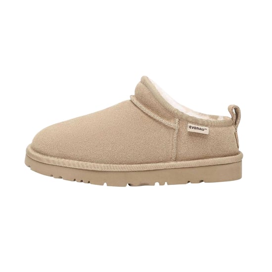 EverAu - Hausschuhe für Damen, Kuh Wildleder (Sand) - Image 3