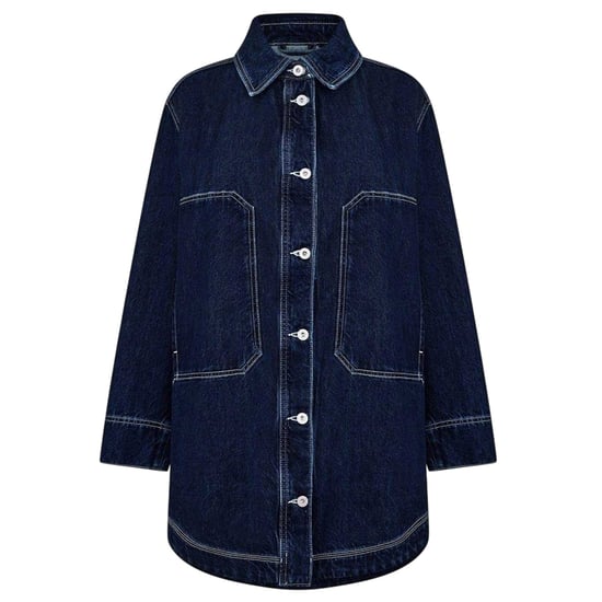 Hugo - Jeansjacke für Damen, Lang geschnitten (Marine Ausgeblichen) - Image 1
