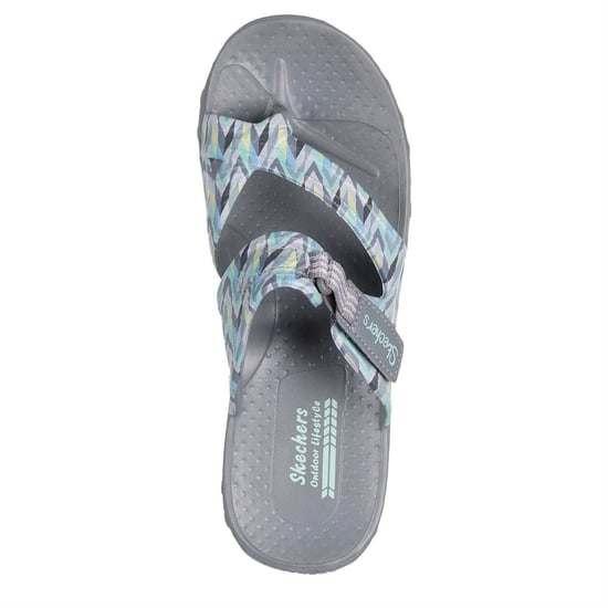 Skechers - "Reggae" Zickzack Sandalen für Damen (Bunt/Grau) - Image 3