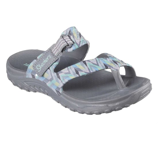 Skechers - "Reggae" Zickzack Sandalen für Damen (Bunt/Grau) - Image 5