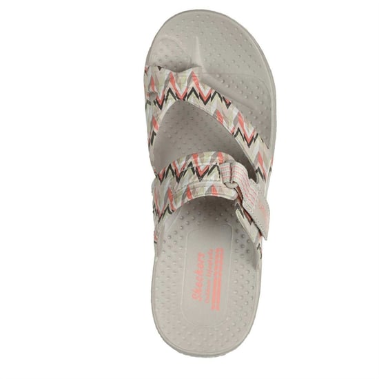 Skechers - "Reggae" Zickzack Sandalen für Damen (Bunt/Weiß) - Image 3