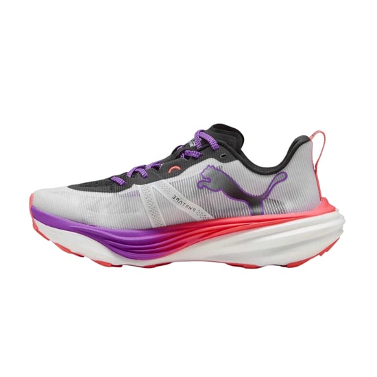 Puma Deviate Nitro Elite Laufschuhe für Damen (Weiß/Glutrot) - Image 2