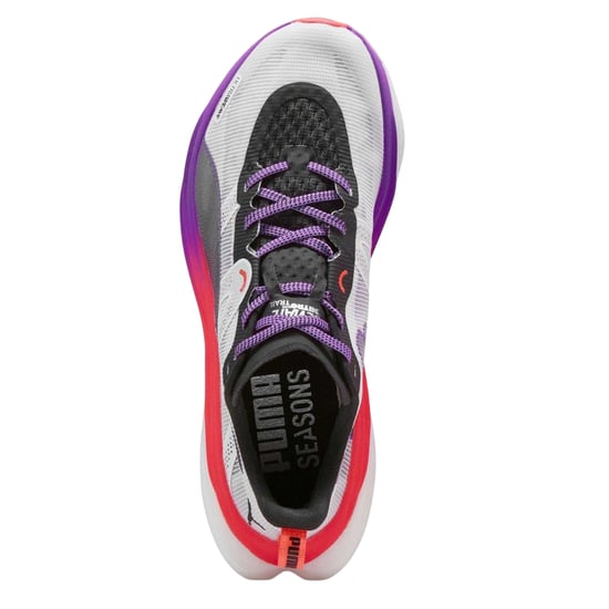Puma Deviate Nitro Elite Laufschuhe für Damen (Weiß/Glutrot) - Image 3