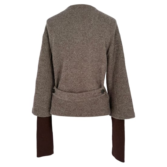 Christian Dior Strickjacke aus brauner Wolle - Image 3