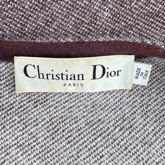 Christian Dior Strickjacke aus brauner Wolle - Image 4
