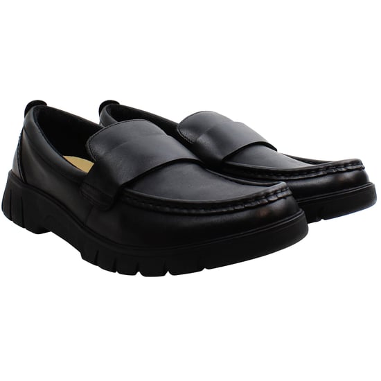 Clarks Branch Kinder Schwarz Schuhe - Image 2