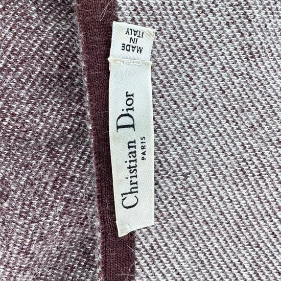 Christian Dior Strick-Midikleid aus burgunderroter Wolle - Image 4