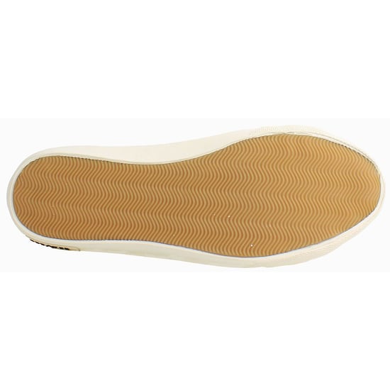 Seavees California Special Nova Glitzer Damen Beige Plimsolls - Image 4