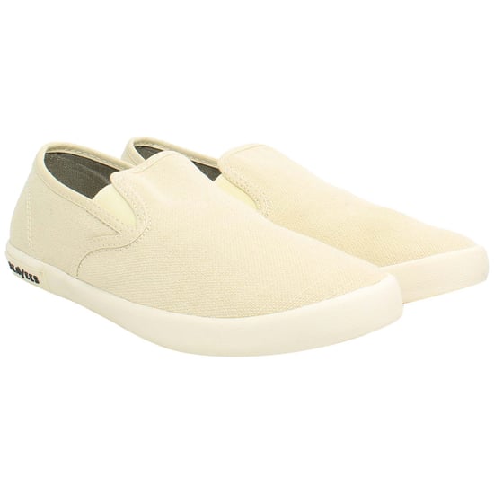Seavees Baja Standard Damen Beige Plimsolls - Image 2