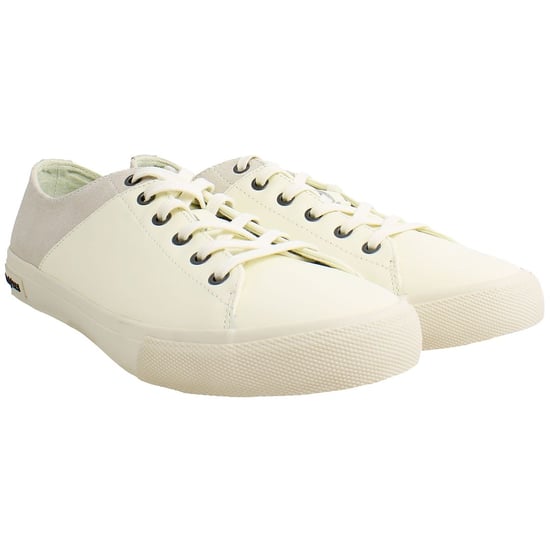 Seavees Monterey Herren Weiße Plimsolls - Image 2