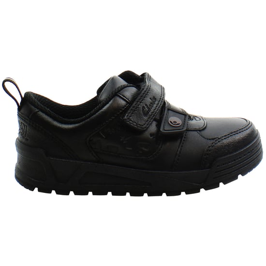 Clarks Palmer Mist Kinder Schwarz Schuhe - Image 1
