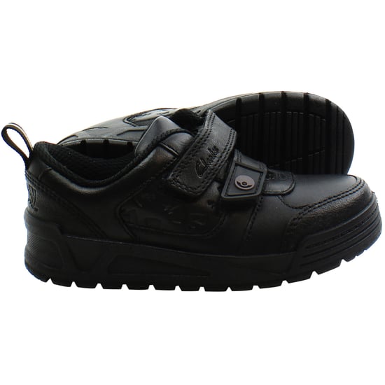Clarks Palmer Mist Kinder Schwarz Schuhe - Image 4