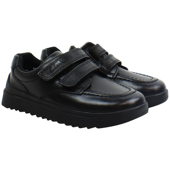 Clarks Goal Style Kinder schwarze Schuhe - Image 2
