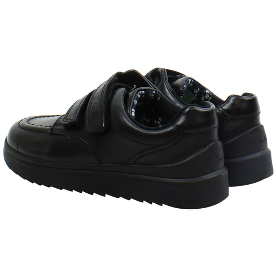 Clarks Goal Style Kinder schwarze Schuhe - Image 3