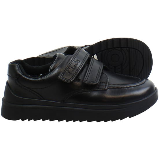 Clarks Goal Style Kinder schwarze Schuhe - Image 4