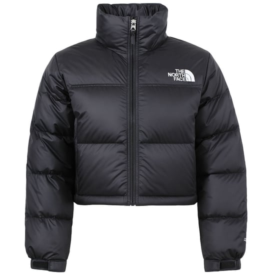 The North Face Nuptse Short Damenjacke Schwarz - Image 1
