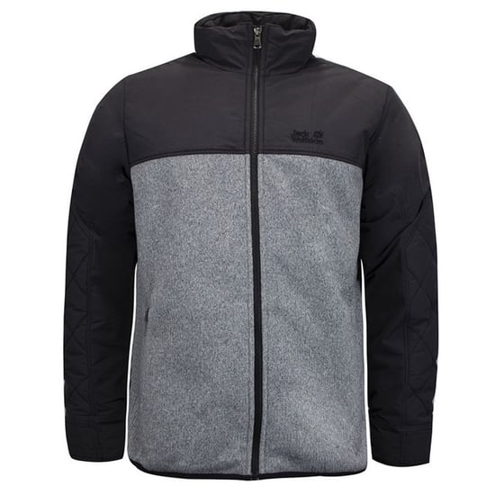 Jack Wolfskin Ronson Herren grau/schwarz Trainingsjacke - Image 1