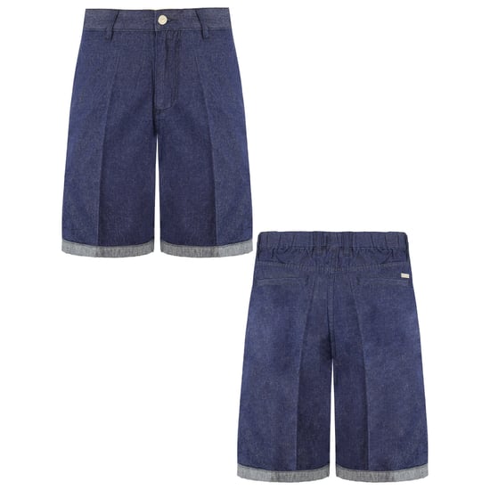 Armani Exchange Herren Marineblaue Denim-Shorts - Image 3