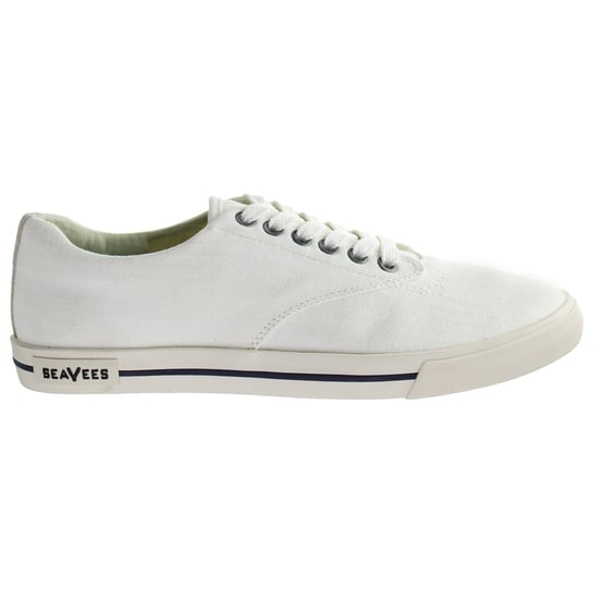 SeaVees Hermosa Surfwash Herren Weiße Plimsolls - Image 1
