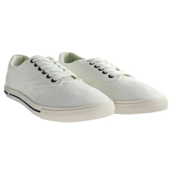 SeaVees Hermosa Surfwash Herren Weiße Plimsolls - Image 2
