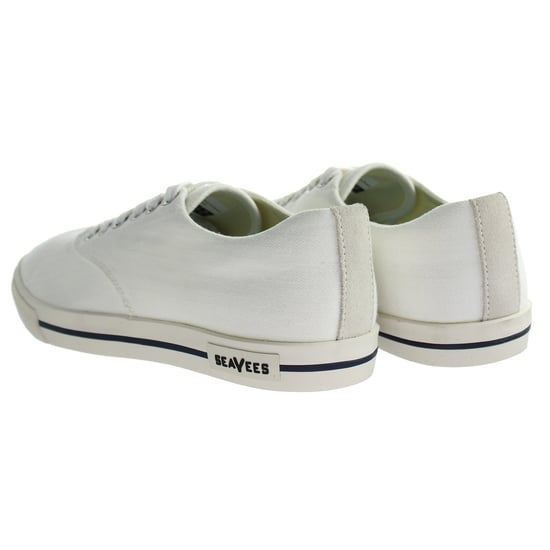 SeaVees Hermosa Surfwash Herren Weiße Plimsolls - Image 3