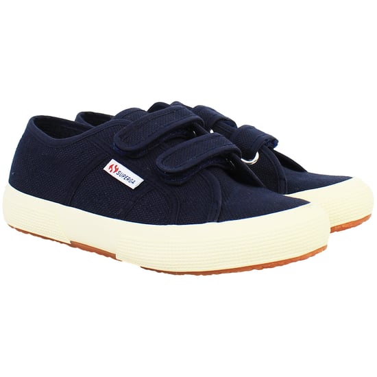 Superga Cotjstrap Classic Kinder Navy Plimsolls - Image 2