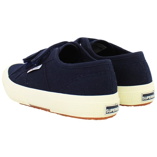 Superga Cotjstrap Classic Kinder Navy Plimsolls - Image 3