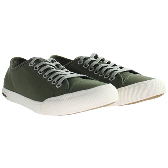 Seavees Army Issue Low Standard Herren grüne Plimsols - Image 2