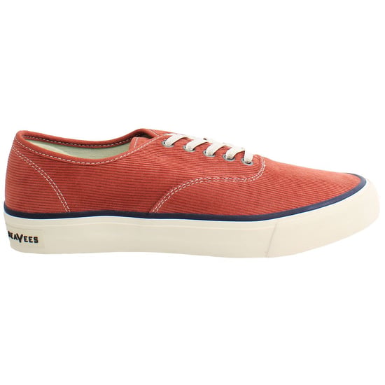Seavees Legend Cordies Herren Rot Plimsolls - Image 1