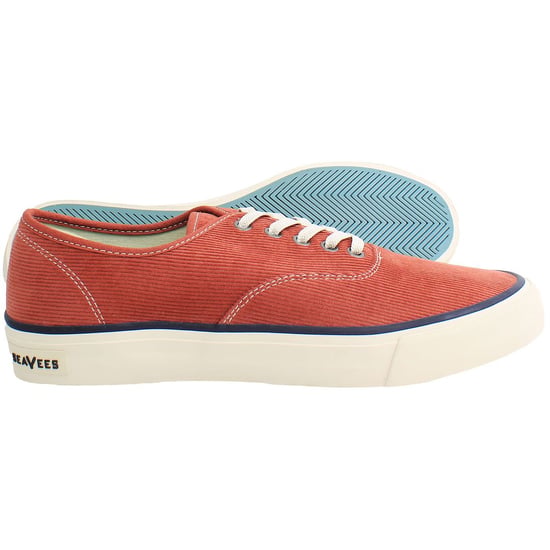 Seavees Legend Cordies Herren Rot Plimsolls - Image 4
