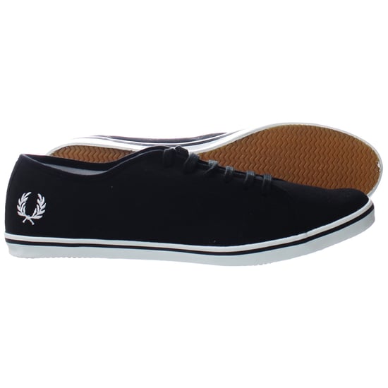 Fred Perry Niedrige Herren Schwarz Plimsolls - Image 4