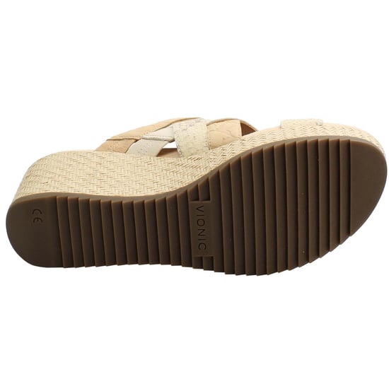 Vionic Tara Schlange Damen Braune Wedges - Image 5