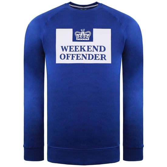 Weekend Offender Skylar Herren-Yale-Blau-Pullover - Image 1