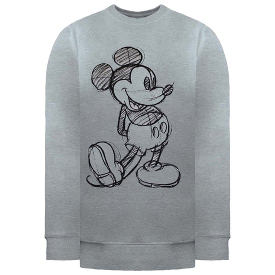 Disney Mickey Mouse Skizze Damen Grauer Pullover - Image 1