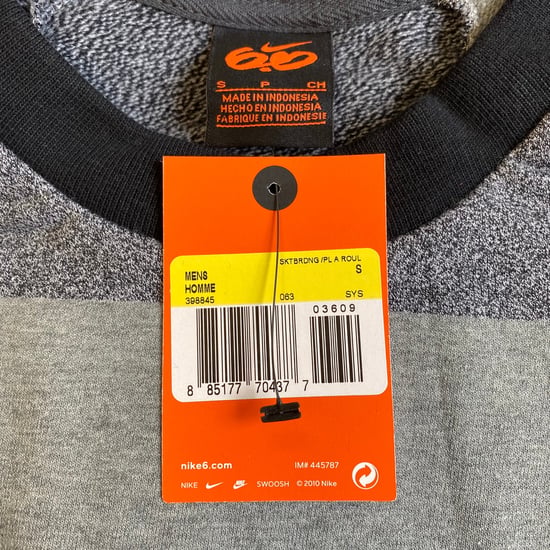 Nike Retro 6.0 Grauer Skateboard-Pullover - Herren - Image 2