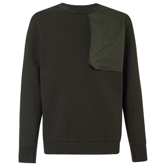 Oakley Definition Tech Crew Herren Olivgrüner Fleece-Pullover - Image 1