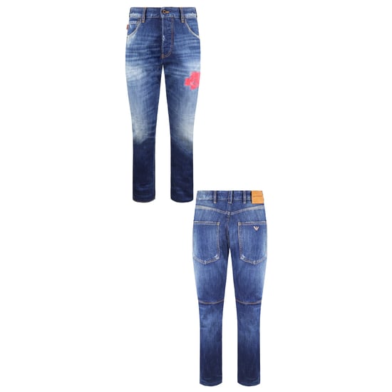 Emporio Armani Herren Blaue Jeans - Image 3