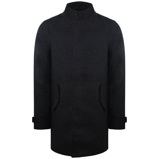 Ben Sherman Schlichter Herren Dunkelgrauer Langmantel - Image 1
