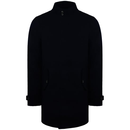 Ben Sherman Schlichter Herren Dunkelblauer Langmantel - Image 1