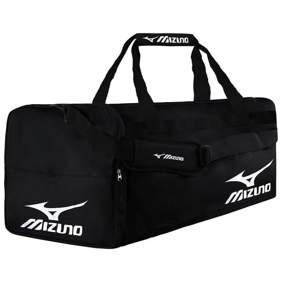 Mizuno Logo Reise Herren Schwarz Tasche - Image 2