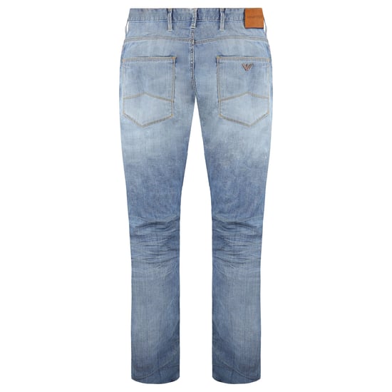 Emporio Armani Slim Fit Herren Destroyed Jeans - Image 2