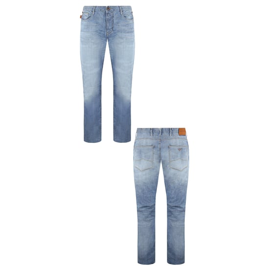 Emporio Armani Slim Fit Herren Destroyed Jeans - Image 3