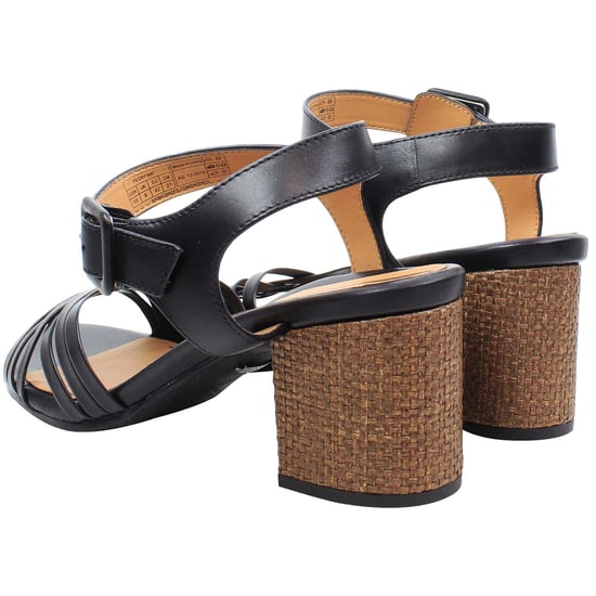 Vionic Papaya Pfingstrose Nat Damen schwarze Absatzsandalen - Image 3