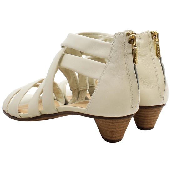 Clarks Mena Silk Damen weiße Sandaletten - Image 3