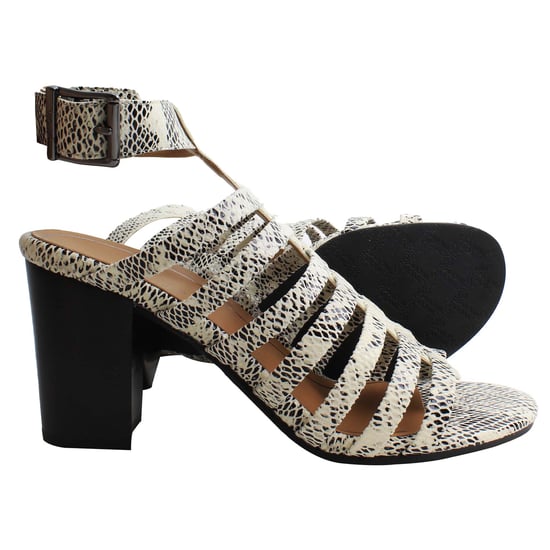 Vionic Perk Sami Snake Damen Sandalen mit Absatz Weiß/Schwarz - Image 4