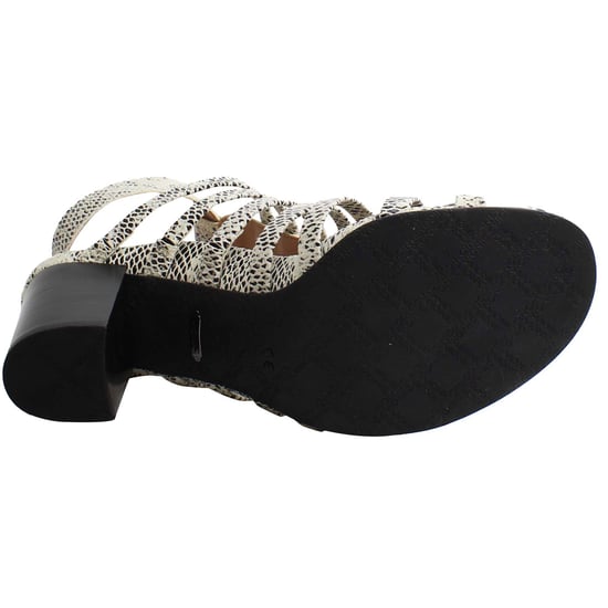 Vionic Perk Sami Snake Damen Sandalen mit Absatz Weiß/Schwarz - Image 5