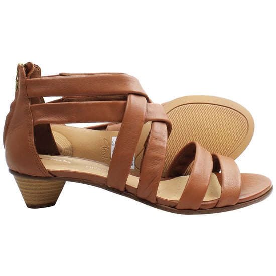 Clarks Mena Silk Damen Braune Sandalen mit Absätzen - Image 4