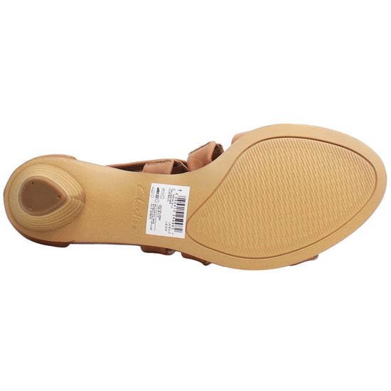 Clarks Mena Silk Damen Braune Sandalen mit Absätzen - Image 5