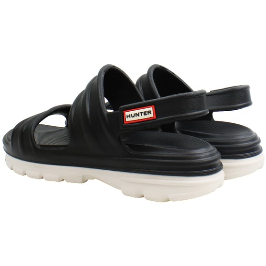 Hunter Bloom Damen Schwarz Sandalen - Image 3